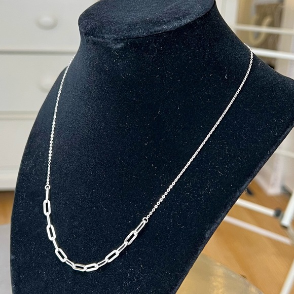 18 in • SILVER CHAIN • Dainty Necklace - Picture 3 of 7